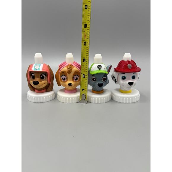 Good 2 Grow Juice Toppers Lids Paw Patrol Lot Of 4 - Picture 2 of 7